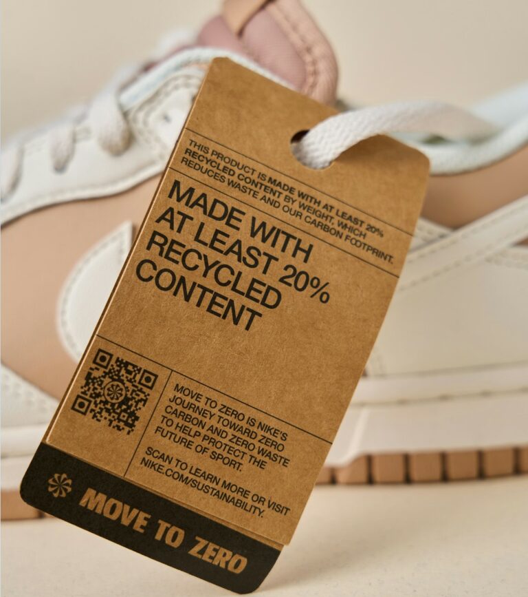 shoe qr code label